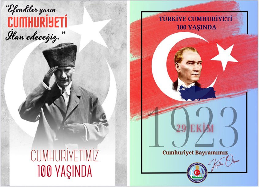 Cumhuriyetimizin 100. Yılını Kutluyoruz