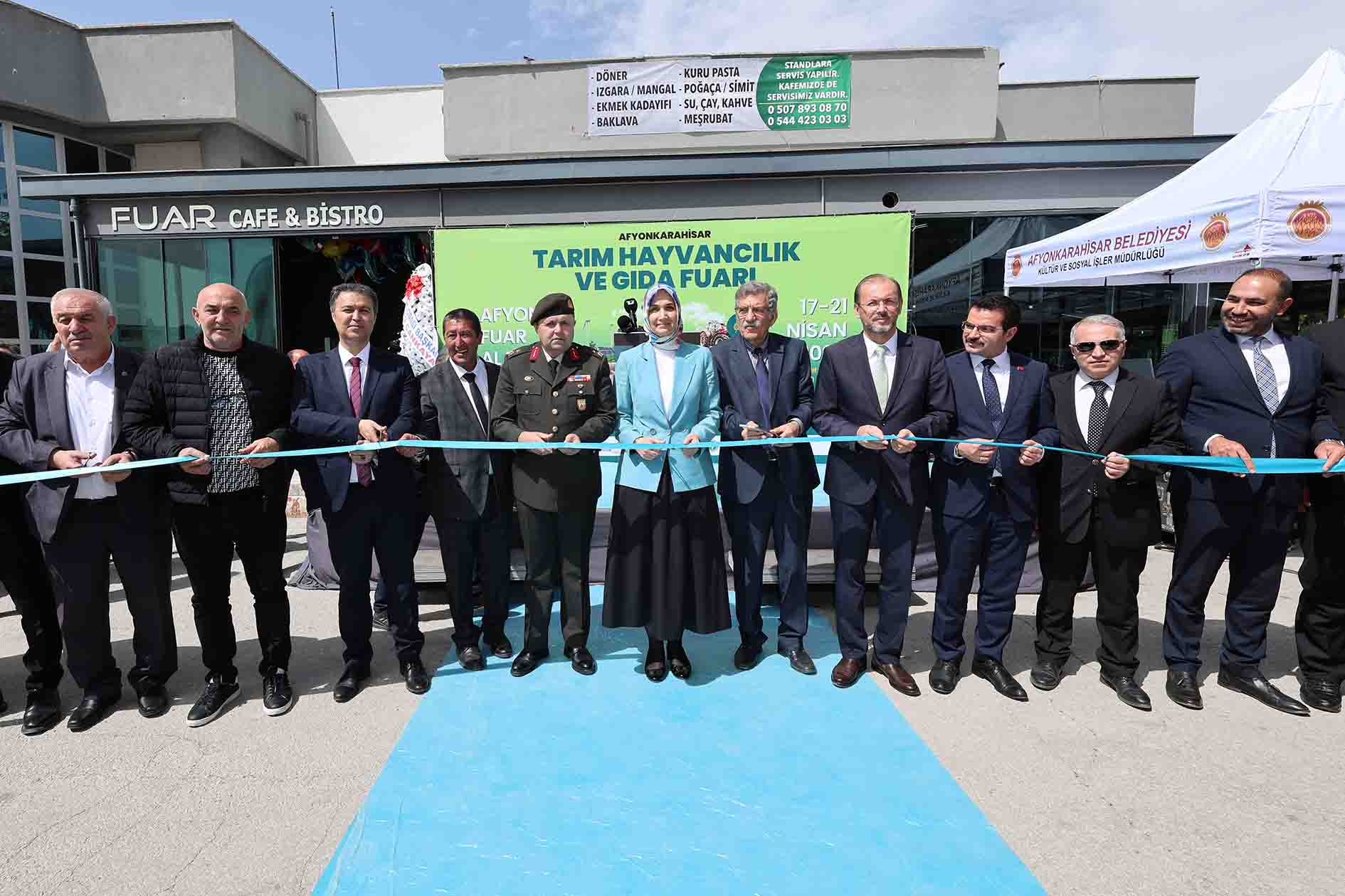 Afyonkarahisar'da Tarım, Hayvancılık ve Gıda Fuarı, 72 firmanın katılımıyla açıldı