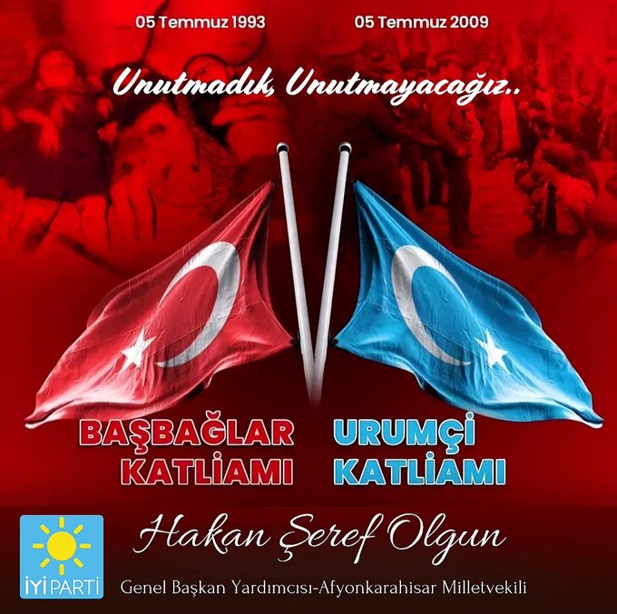 İYİ Parti Milletvekili Hakan Şeref Olgun'dan Başbağlar Köyü ve Urumçi Açıklaması