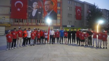 Afyonkarahisar'da 15 Temmuz Demokrasi ve Milli Birlik Günü Anısına Sancak Koşusu