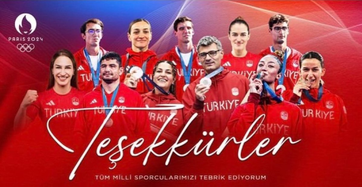 2024 Paris Olimpiyat Oyunları'nda Başarılı Performans Gösteren Türk Milli Sporcular Tebrik Edildi