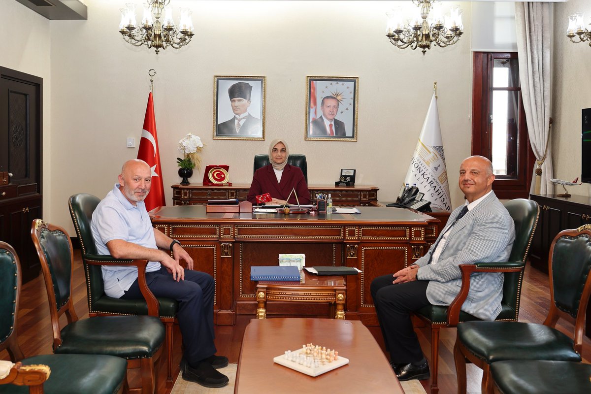 Afyonkarahisar Valisi Doç. Dr. Kübra Güran Yiğitbaşı, İl Genel Meclisi Başkanı Mehmet Siper'le Görüştü