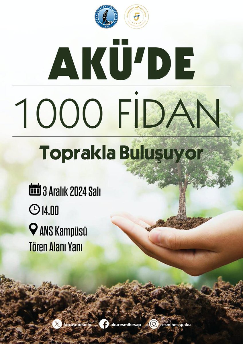 Afyon Kocatepe Üniversitesi, Çevre Dostu Projesiyle 1000 Fidan Dikiyor