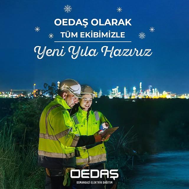 Osmangazi Elektrik Yeni Yıl Kutlamalarında Kesinti Yapmayacak