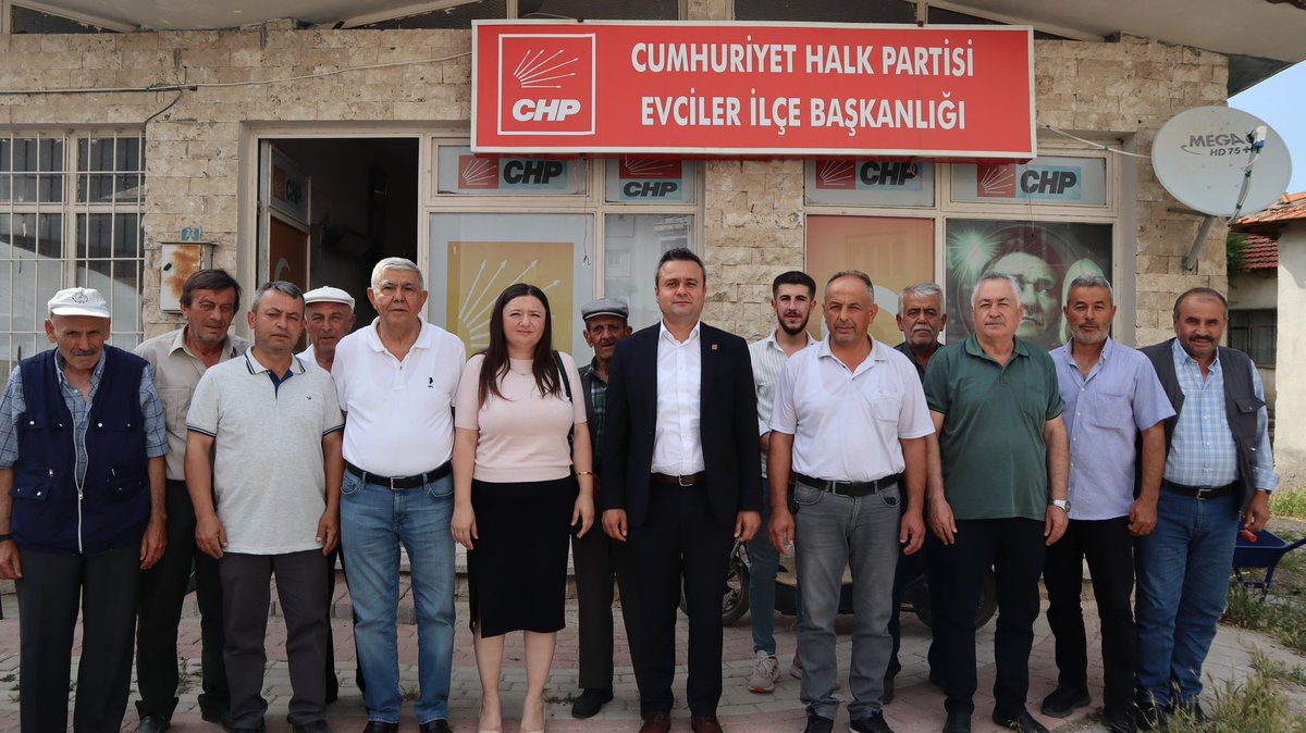 CHP Afyonkarahisar İl Başkanı Erhan, Evciler İlçe Teşkilatı ile Bayramlaşma Gerçekleştirdi